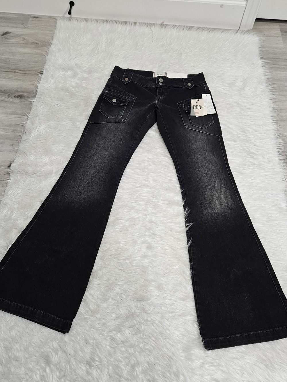 Urban Outfitters Black Flare Jeans